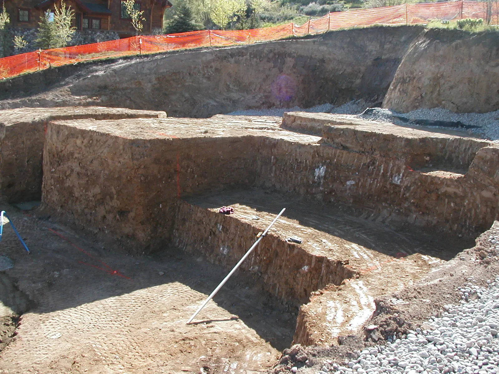 Foundation Cut And Footings