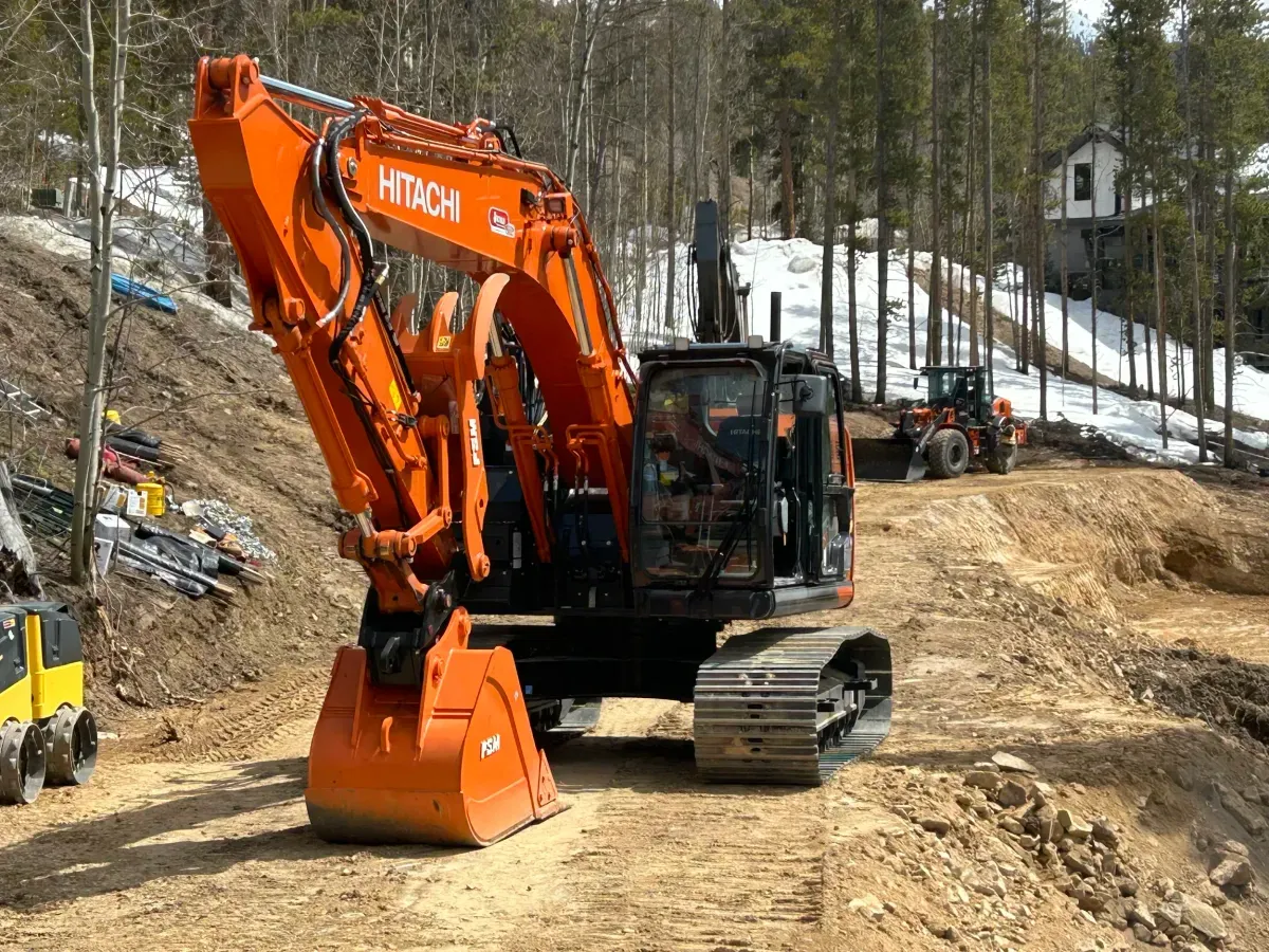 Hitachi ZX245 excavator